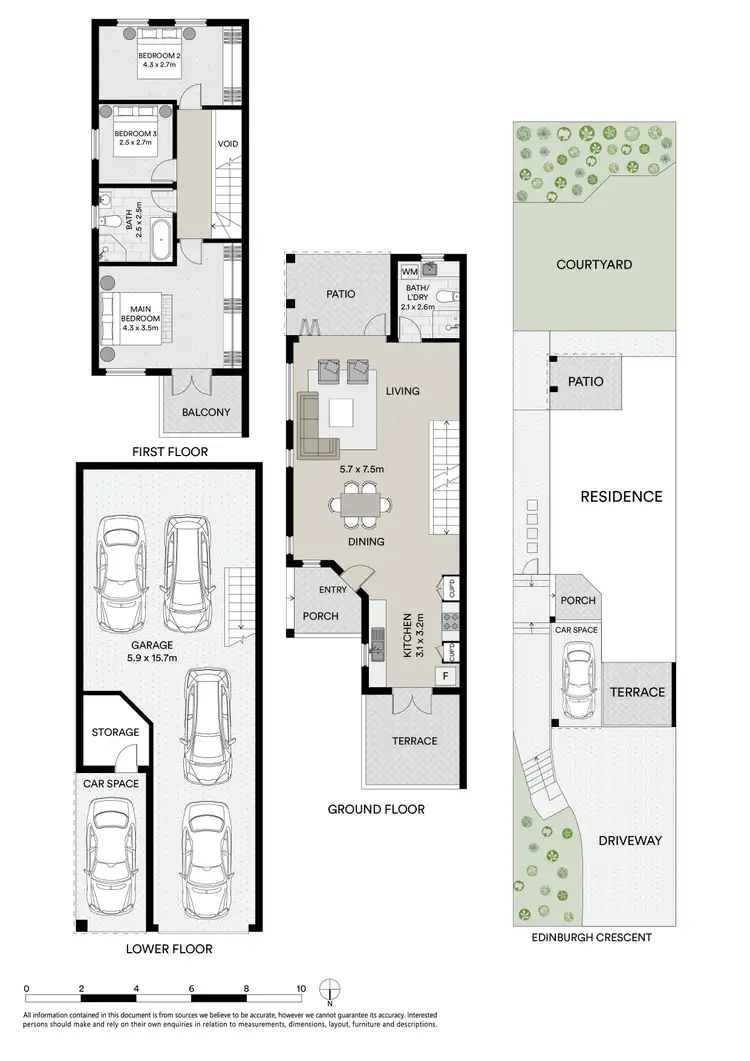 Floorplan of Homely semi-detached listing, 40 Edinburgh Crescent, Woolooware NSW 2230
