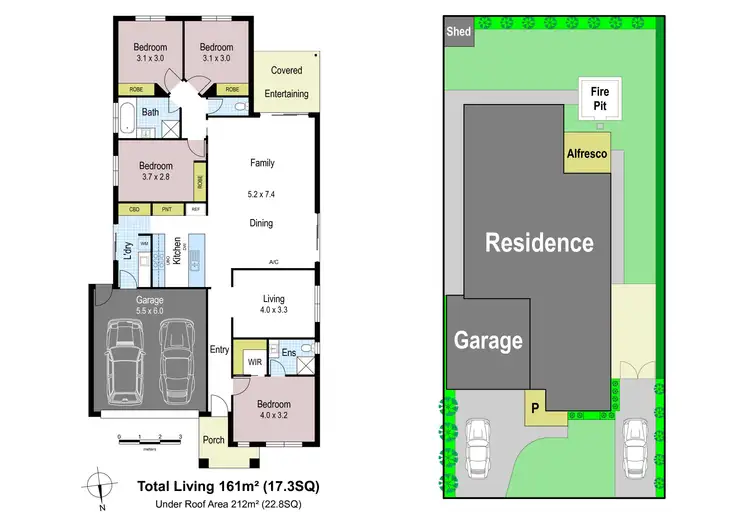 Floorplan of Homely house listing, 190 Mills Road, Warragul VIC 3820