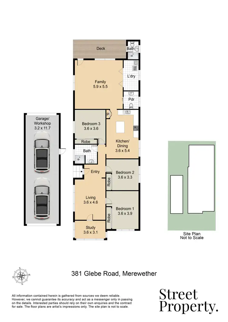 Floorplan of Homely house listing, 381 Glebe Road, Merewether NSW 2291