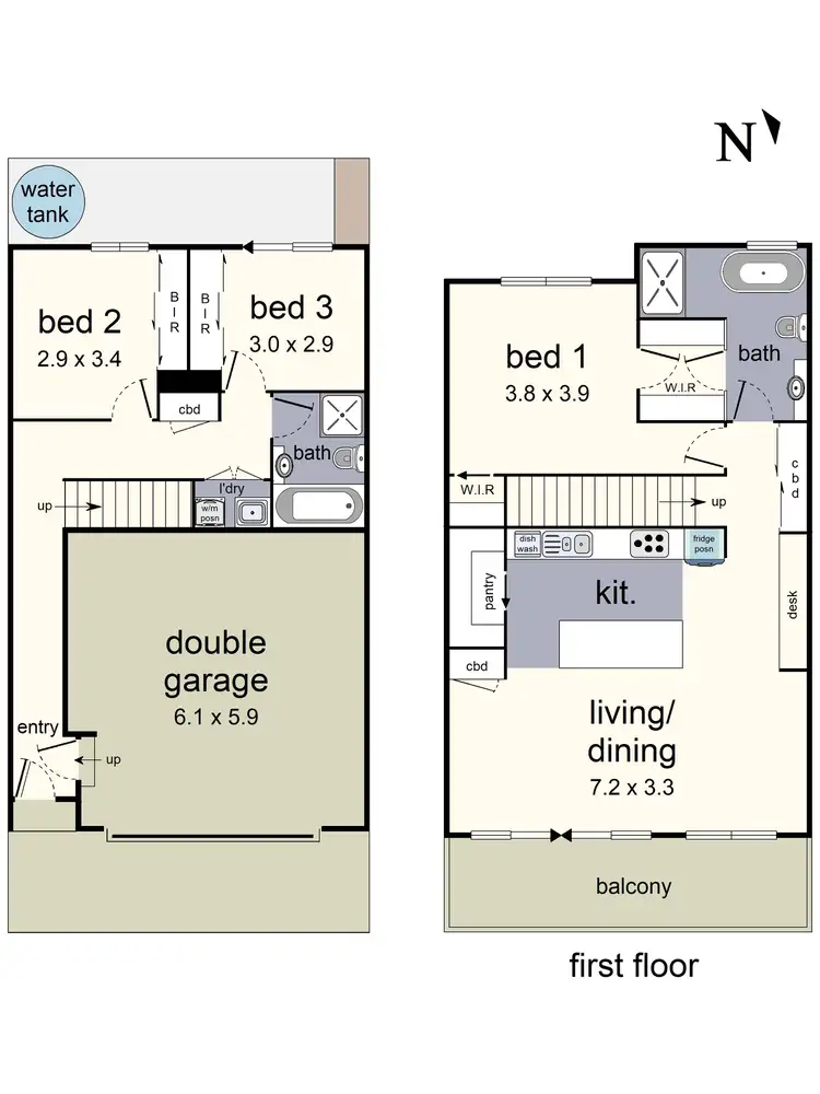 Floorplan of Homely house listing, 12/17 McComb Street, Lilydale VIC 3140