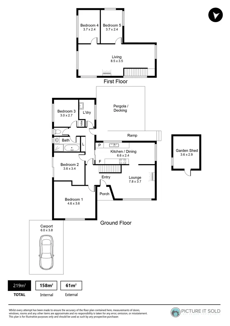 Floorplan of Homely house listing, 3 Parslow Road, Para Hills SA 5096