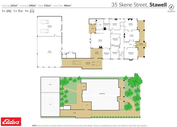 Floorplan of Homely house listing, 35 Skene Street, Stawell VIC 3380
