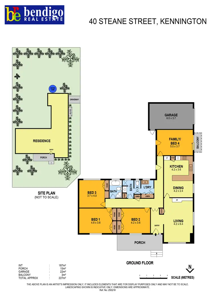 Floorplan of Homely house listing, 40 Steane Street, Kennington VIC 3550