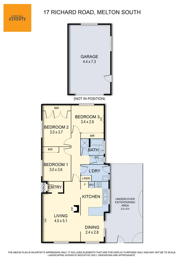 Floorplan of Homely house listing, 17 Richard Road, Melton South VIC 3338