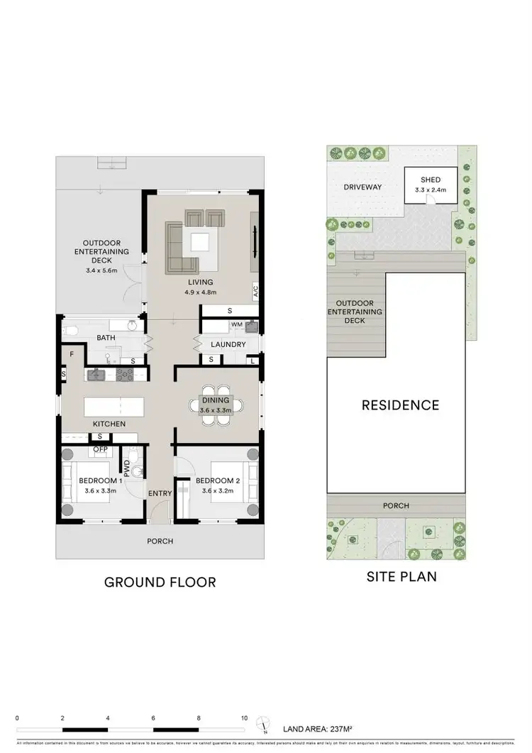 Floorplan of Homely townhouse listing, 43 Russell Street, Newtown VIC 3220