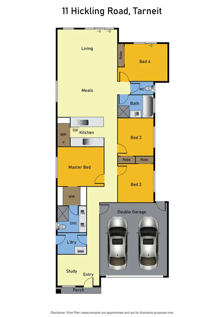 Floorplan of Homely house listing, 11 Hickling Road, Tarneit VIC 3029