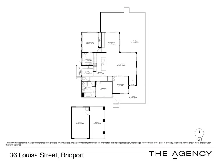 Floorplan of Homely house listing, 36 Louisa Street, Bridport TAS 7262