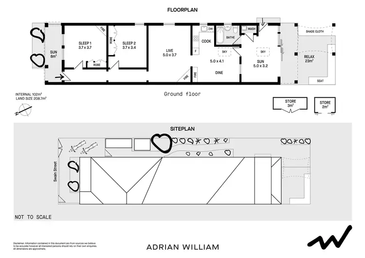 Floorplan of Homely house listing, 10 Swain Street, Sydenham NSW 2044