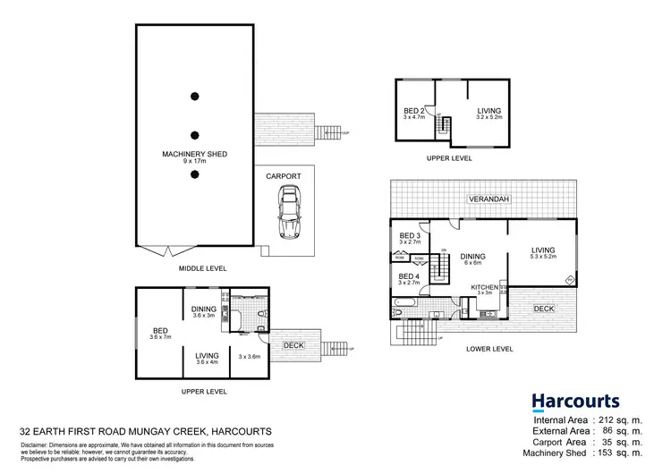 Floorplan of Homely rural property listing, 32 Earth First Road, Mungay Creek NSW 2440