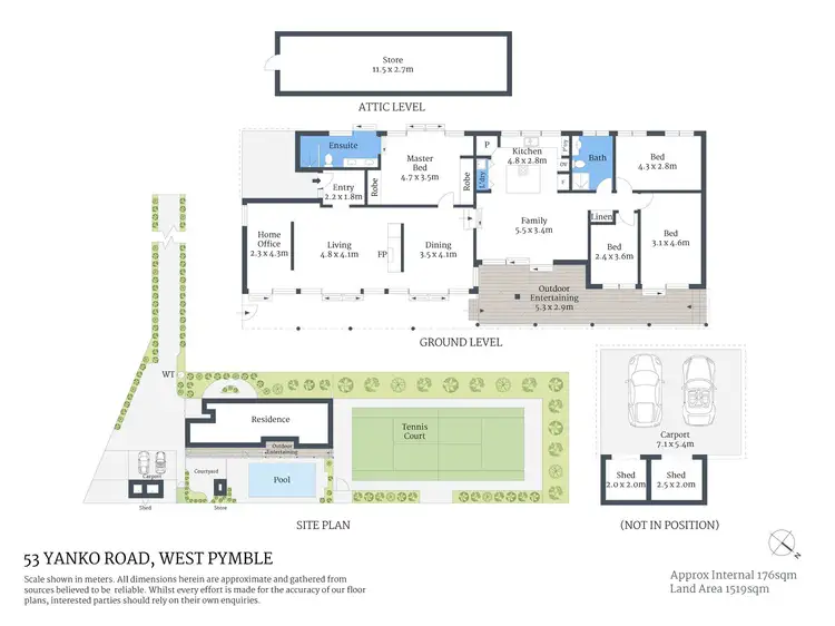 Floorplan of Homely house listing, 53 Yanko Road, West Pymble NSW 2073