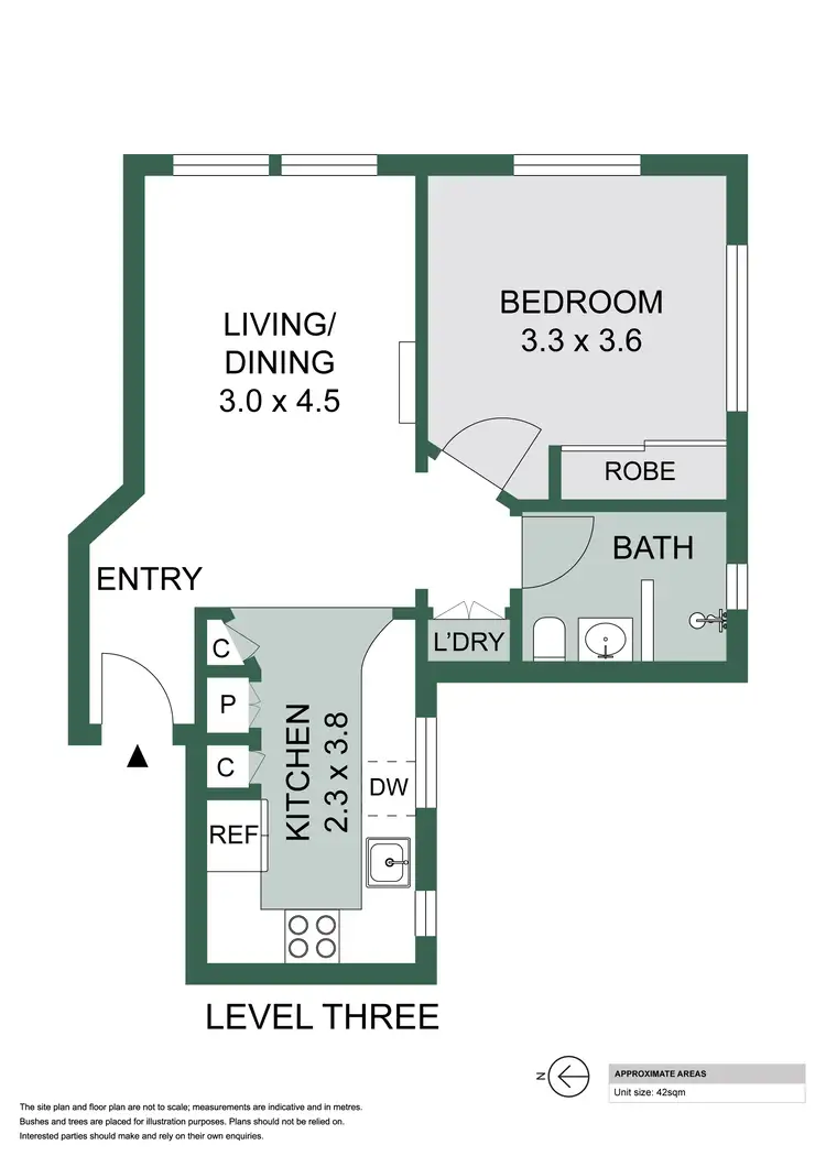 Floorplan of Homely apartment listing, 10/11 Porter Street, Bondi Junction NSW 2022