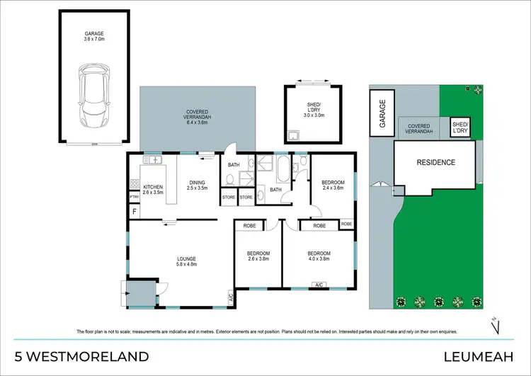 Floorplan of Homely house listing, 5 Westmoreland Road, Leumeah NSW 2560