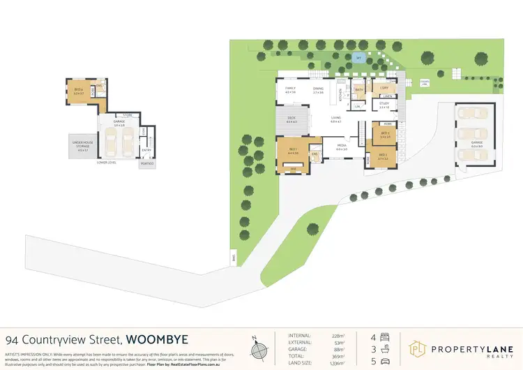 Floorplan of Homely house listing, 94 Countryview Street, Woombye QLD 4559