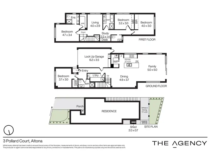 Floorplan of Homely house listing, 3 Pollard Court, Altona VIC 3018