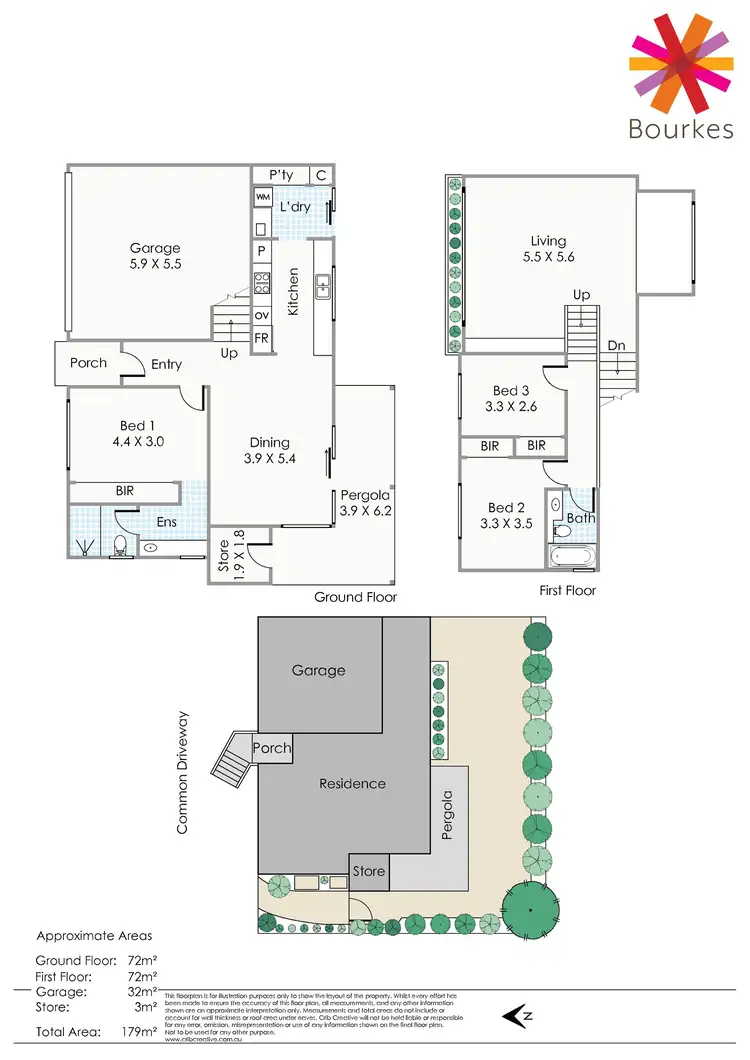 Floorplan of Homely townhouse listing, 6/63 Comer Street, Como WA 6152