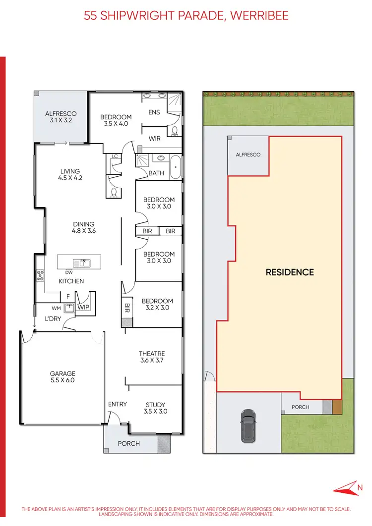 Floorplan of Homely house listing, 55 Shipwright Parade, Werribee VIC 3030