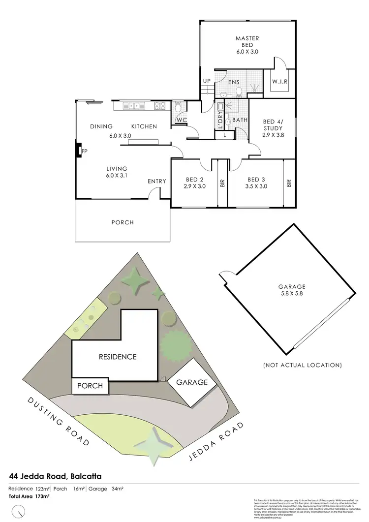 Floorplan of Homely house listing, 44 Jedda Road, Balcatta WA 6021