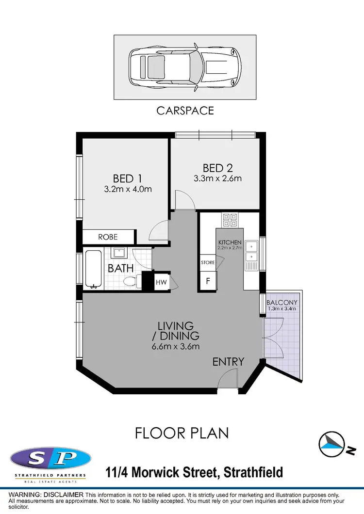 Floorplan of Homely apartment listing, 11/4-6 Morwick Street, Strathfield NSW 2135