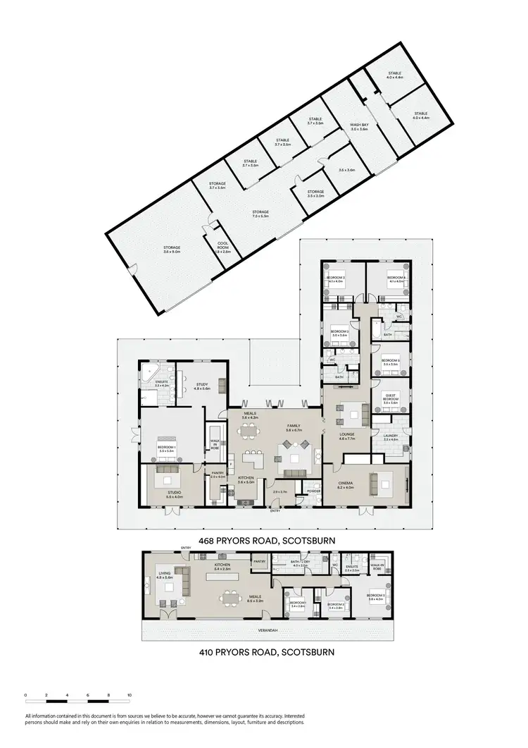 Floorplan of Homely house listing, 410 - 468 Pryors Road, Scotsburn VIC 3352