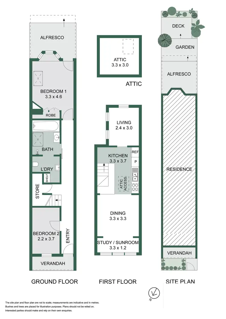 Floorplan of Homely terrace listing, 135 Lawson Street, Redfern NSW 2016