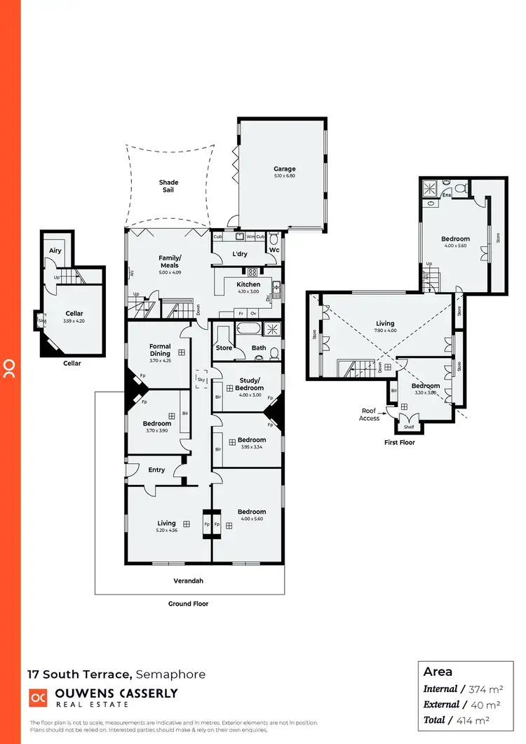 Floorplan of Homely house listing, 17 South Terrace, Semaphore SA 5019