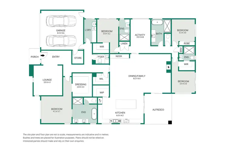 Floorplan of Homely house listing, 6 Poppy Grove, Torquay VIC 3228