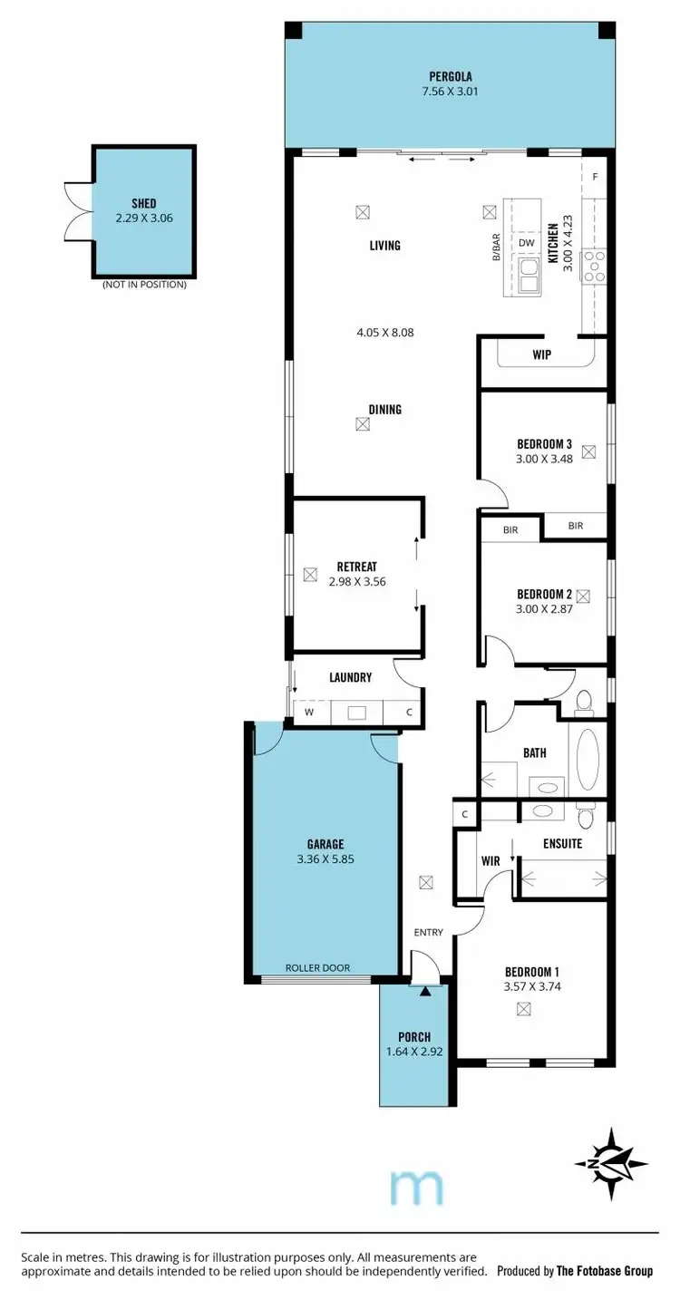 Floorplan of Homely house listing, 6 Colins Way, Onkaparinga Heights SA 5163