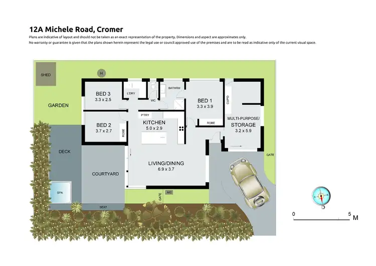 Floorplan of Homely house listing, 12a Michele Road, Cromer NSW 2099