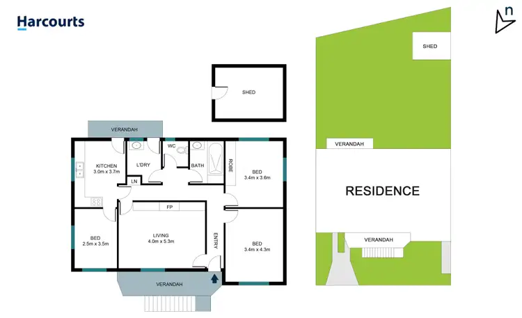 Floorplan of Homely house listing, 1 Owen Lane, New Lambton NSW 2305