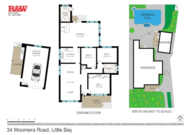 Floorplan of Homely house listing, 34 Woomera Road, Little Bay NSW 2036