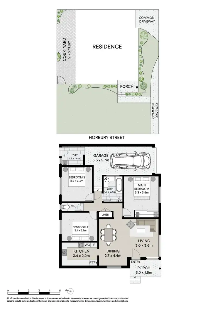 Floorplan of Homely villa listing, 1/7 Horbury Street, Sans Souci NSW 2219