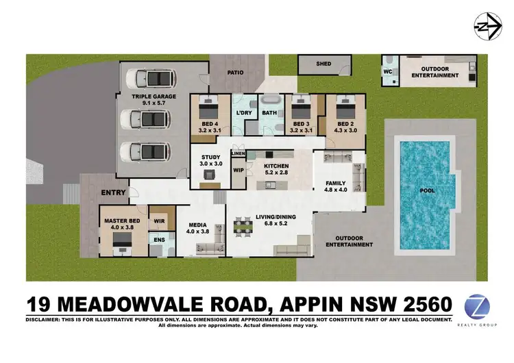 Floorplan of Homely house listing, 19 Meadowvale Road, Appin NSW 2560
