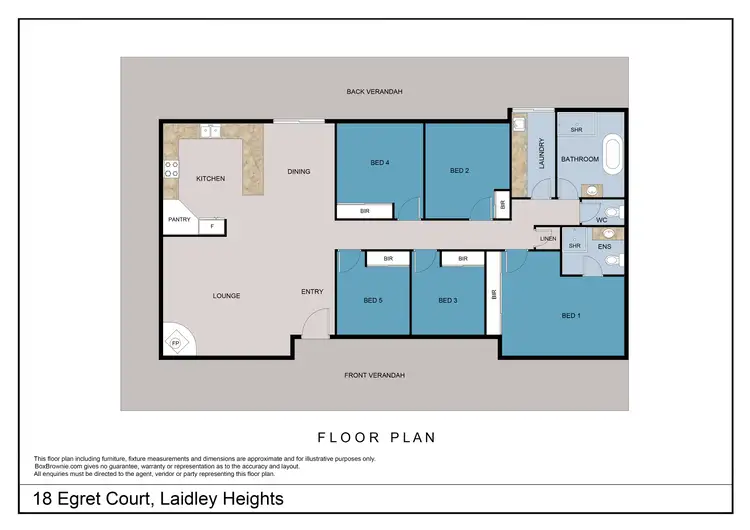 Floorplan of Homely house listing, 18 Egret Court, Laidley Heights QLD 4341