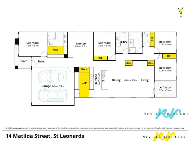 Floorplan of Homely house listing, 14 Matilda Street, St Leonards VIC 3223
