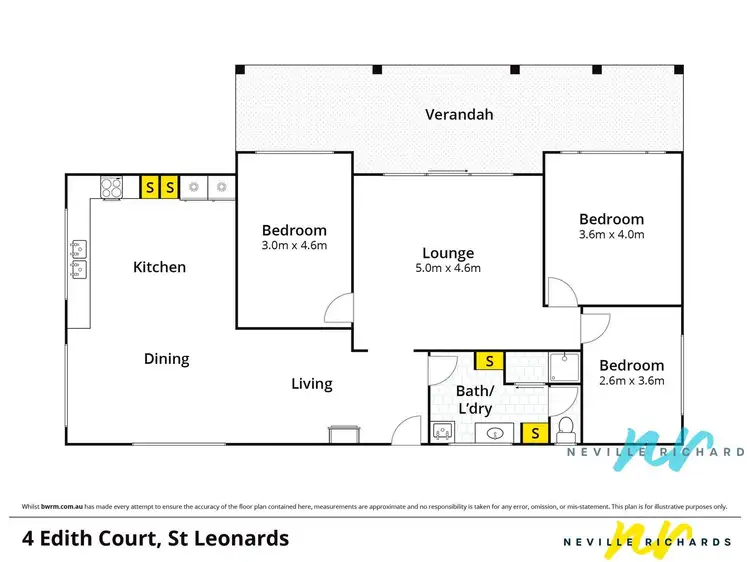 Floorplan of Homely house listing, 4 Edith Court, St Leonards VIC 3223