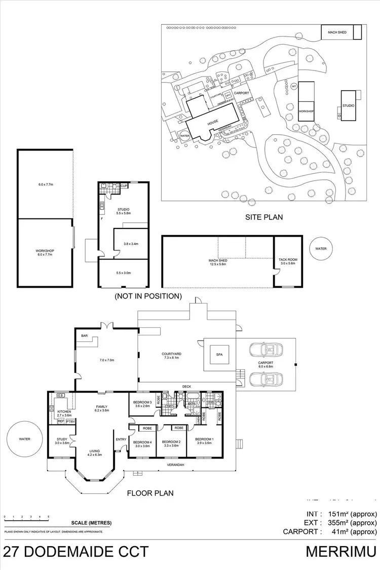 Floorplan of Homely house listing, 27 Dodemaide Circuit, Merrimu VIC 3340