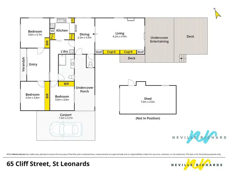 Floorplan of Homely house listing, 65 Cliff Street, St Leonards VIC 3223