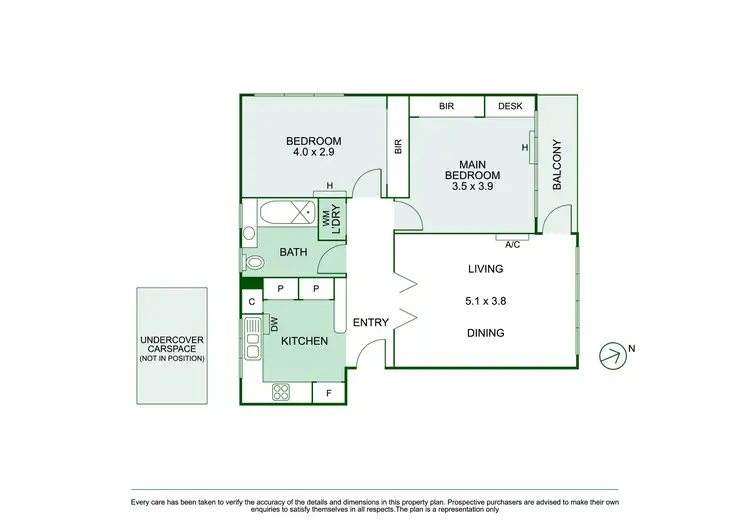 Floorplan of Homely apartment listing, 8/7 The Avenue, Prahran VIC 3181