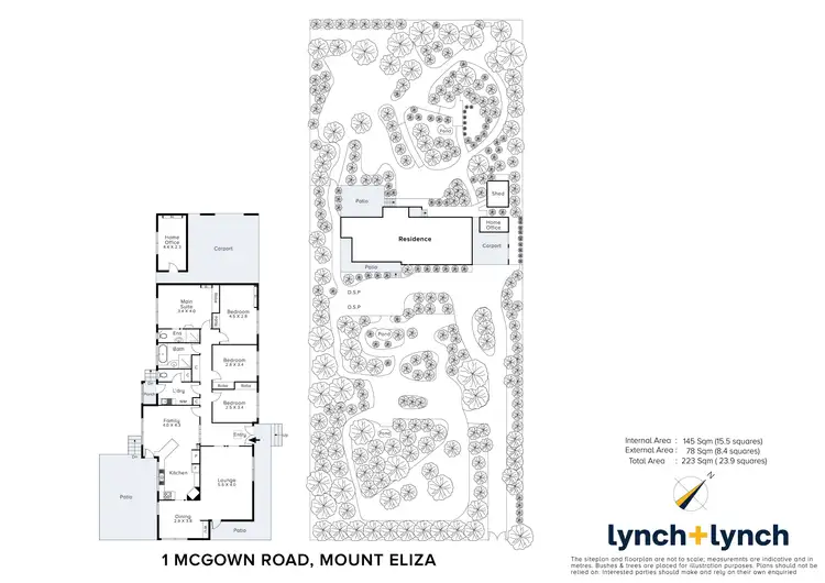 Floorplan of Homely house listing, 1 McGown Road, Mount Eliza VIC 3930