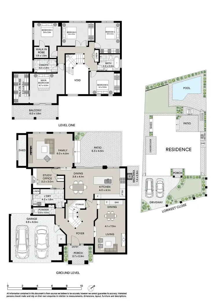 Floorplan of Homely house listing, 5 Lorikeet Close, Woronora Heights NSW 2233