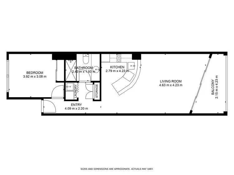 Floorplan of Homely apartment listing, 11/233-237 Esplanade, Cairns North QLD 4870