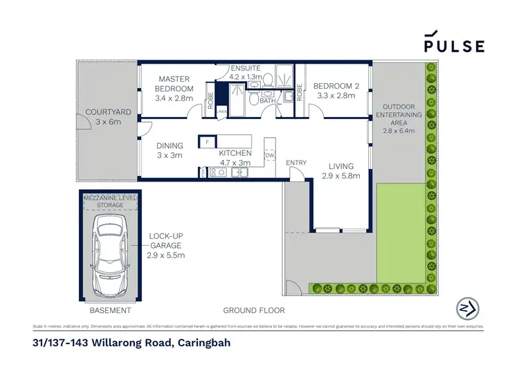 Floorplan of Homely unit listing, 31/137-143 Willarong Road, Caringbah NSW 2229