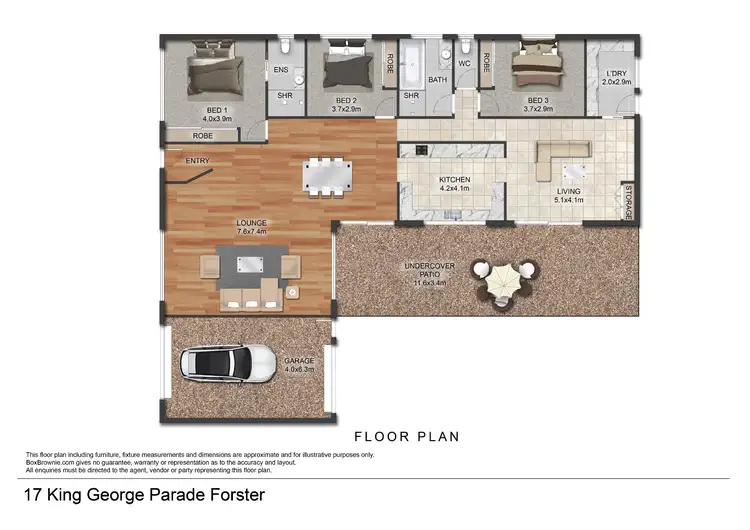 Floorplan of Homely house listing, 17 King George Parade, Forster NSW 2428