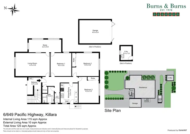 Floorplan of Homely apartment listing, 6/649 Pacific Highway, Killara NSW 2071