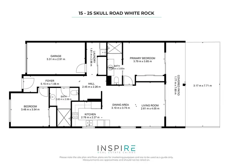 Floorplan of Homely villa listing, 9/15 Skull Road, White Rock QLD 4868