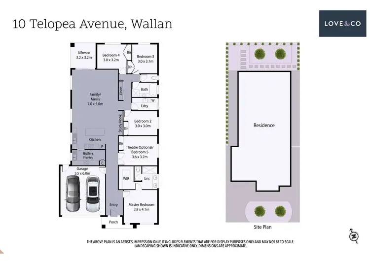 Floorplan of Homely house listing, 10 Telopea Avenue, Wallan VIC 3756