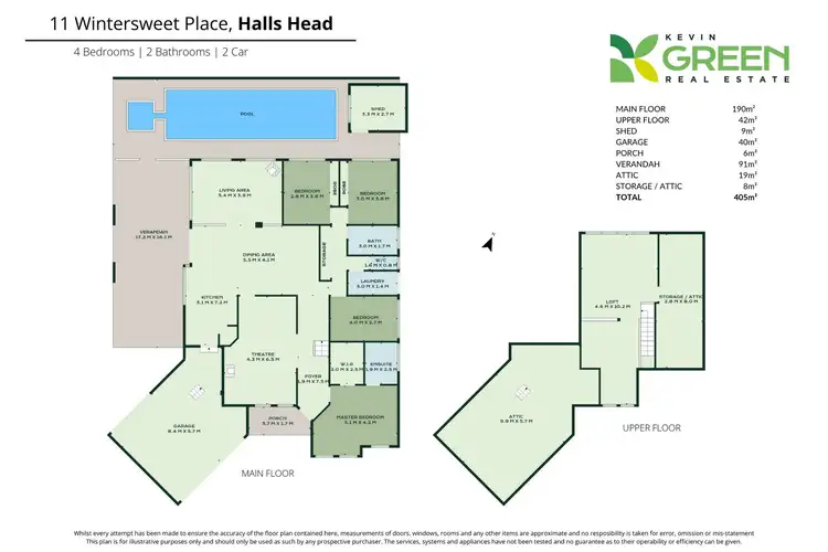 Floorplan of Homely house listing, 11 Wintersweet Place, Halls Head WA 6210