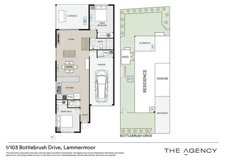 Floorplan of Homely house listing, 1/103 Bottlebrush Drive, Lammermoor QLD 4703