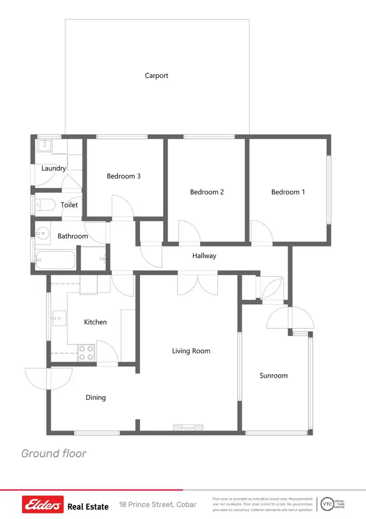 Floorplan of Homely house listing, 18 Prince Street, Cobar NSW 2835