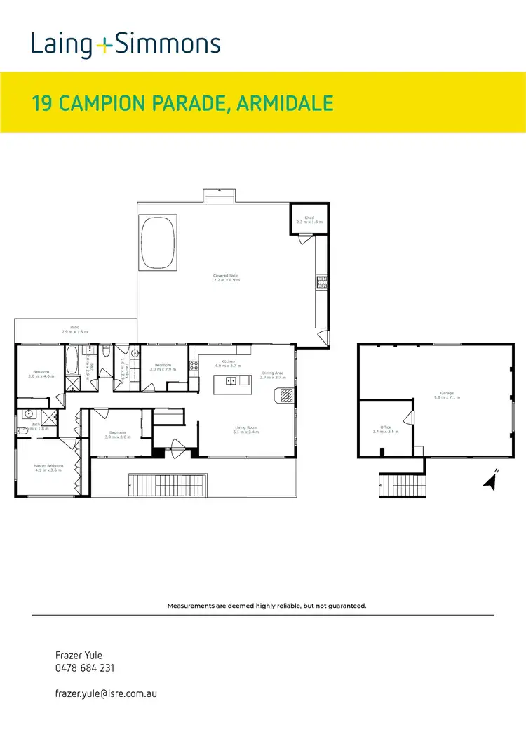 Floorplan of Homely house listing, 19 Campion Parade, Armidale NSW 2350